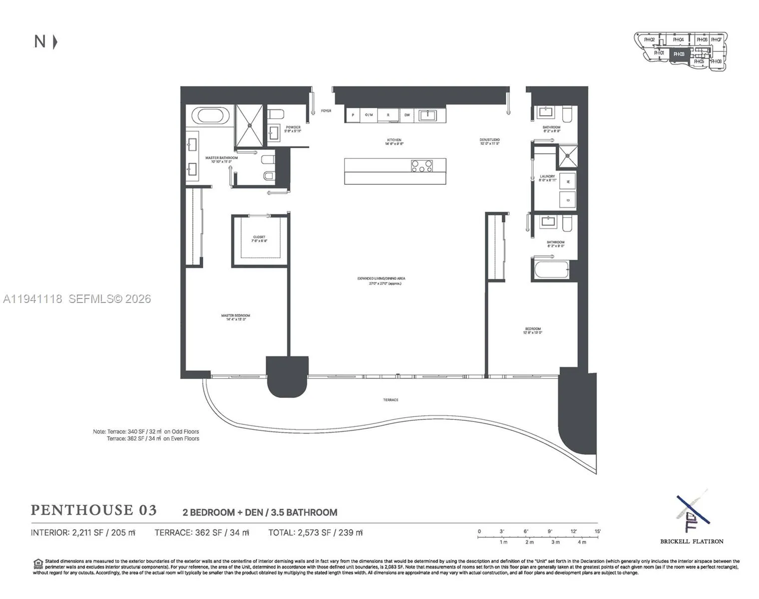 1000 Brickell Plz Ph5403, Miami, Florida 33131, Miami, Florida 33131, 2 Bedrooms Bedrooms, ,3 BathroomsBathrooms,Residential,For Sale,1000 Brickell Plz Ph5403, Miami, Florida 33131,A11941118