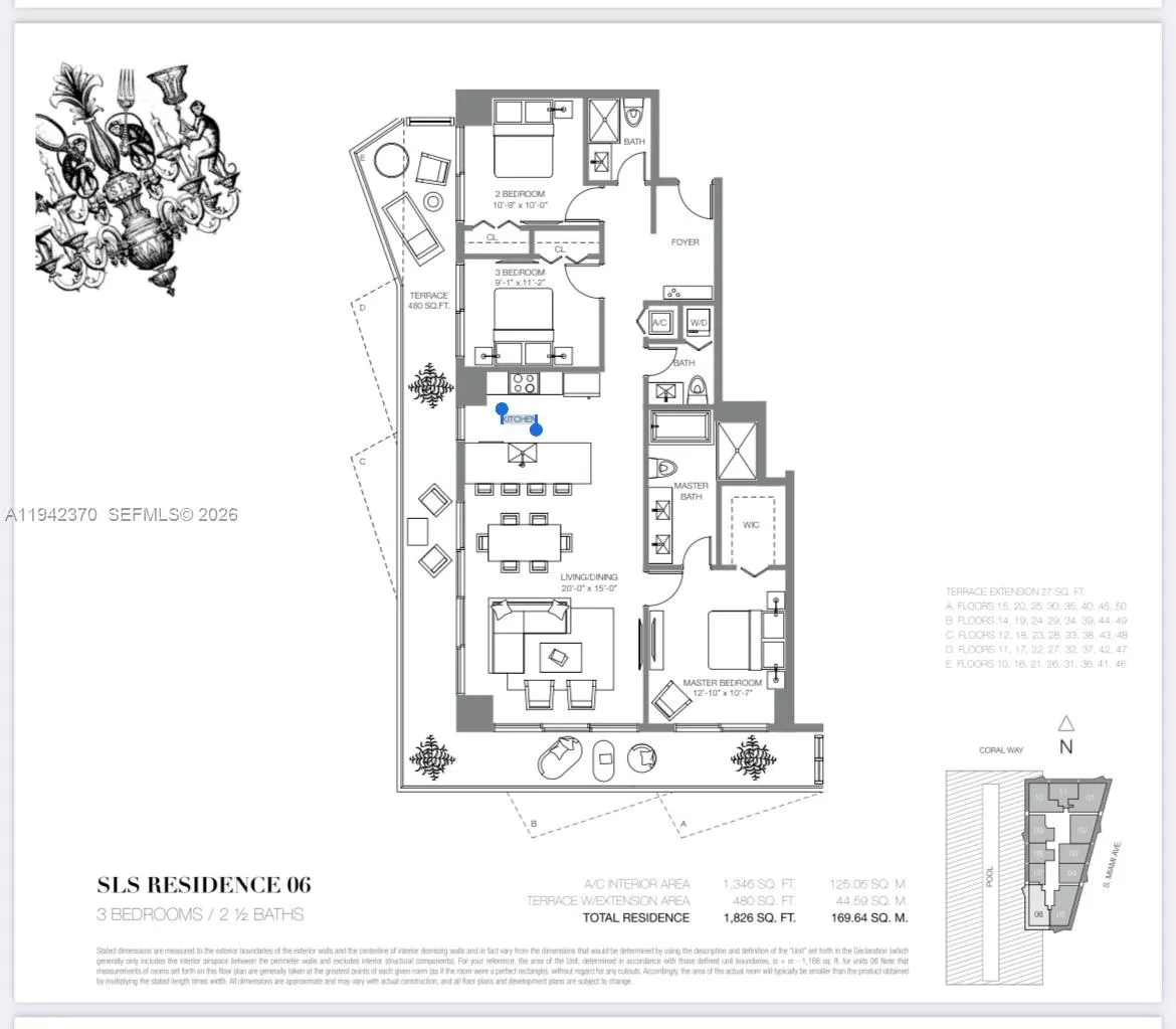 1300 S Miami Ave 4706, Miami, Florida 33130, Miami, Florida 33130, 3 Bedrooms Bedrooms, ,2 BathroomsBathrooms,Residential Lease,For Rent,1300 S Miami Ave 4706, Miami, Florida 33130,A11942370