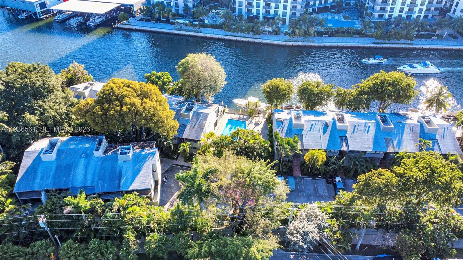 Unit located in building on lower left of photo.