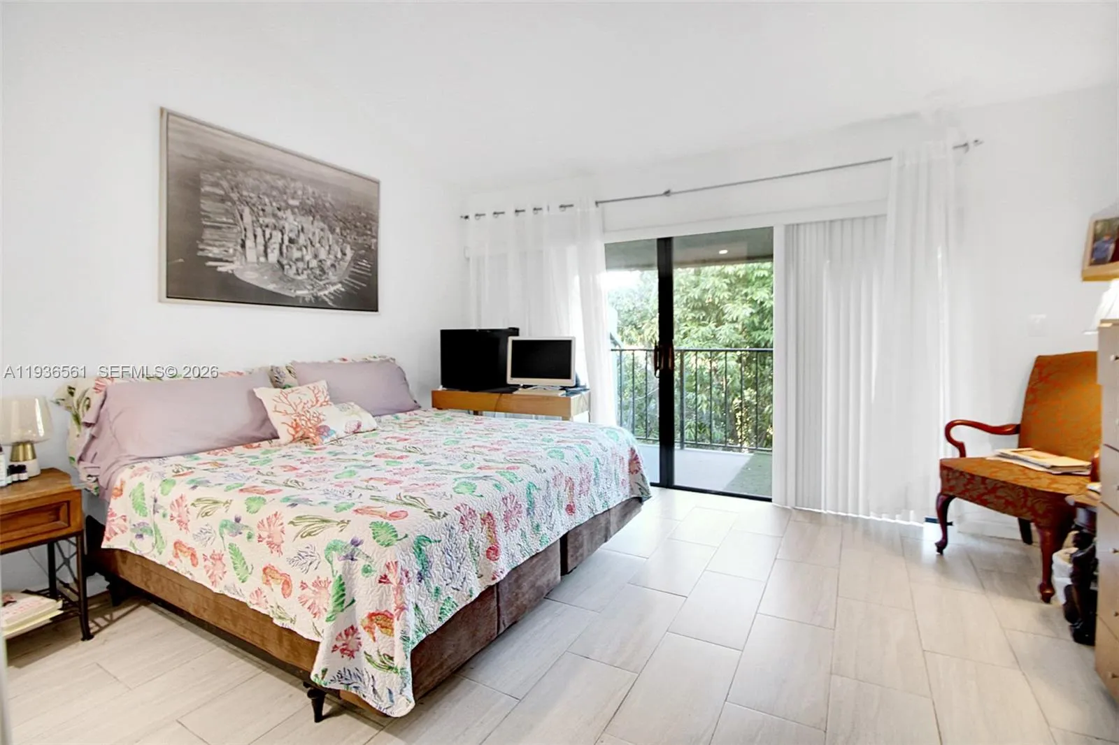 Second level balcony for primary bedroom.