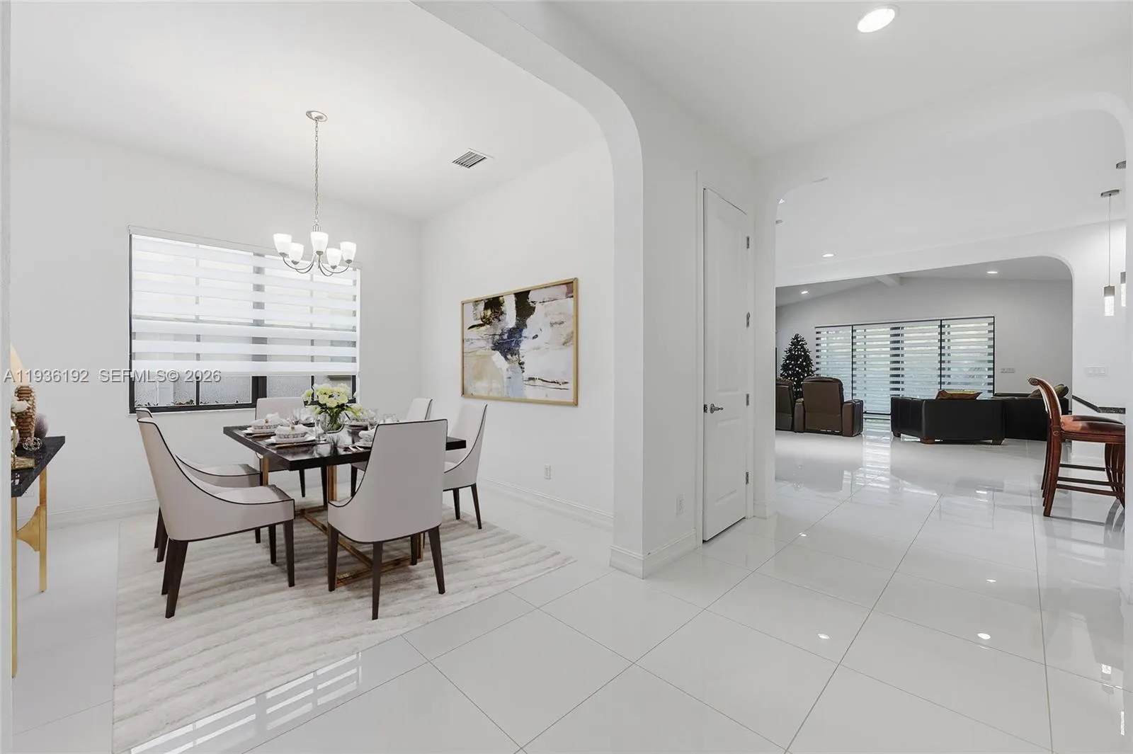 This room was virtually staged