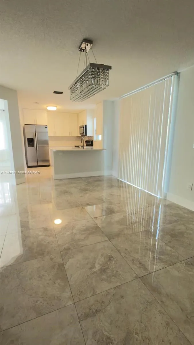 Family room overlooking kitchen