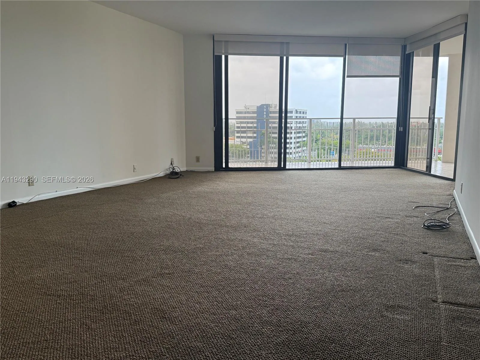 Large Living Room with lots of light and city views.