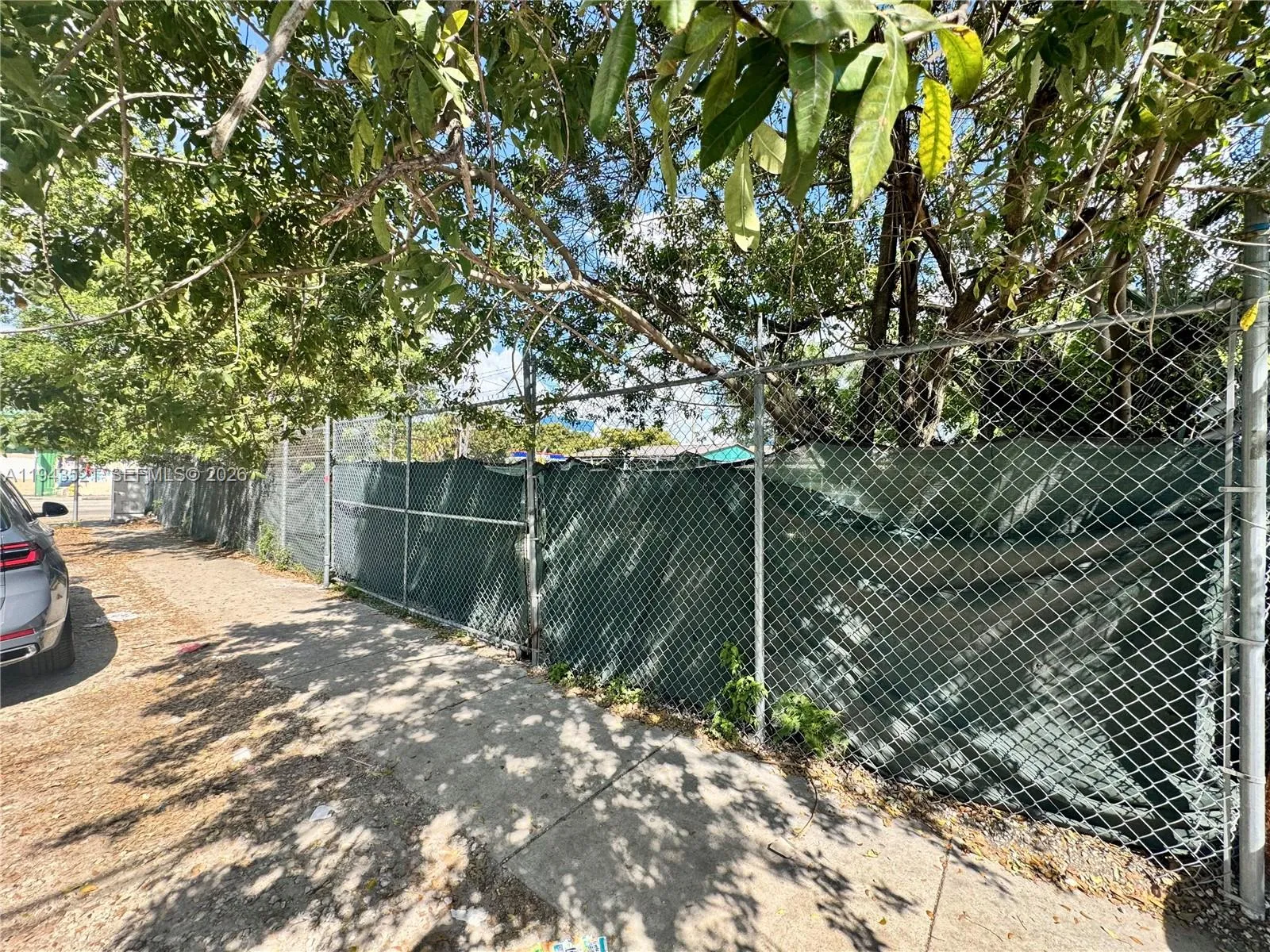 Side of lot on 65th Street