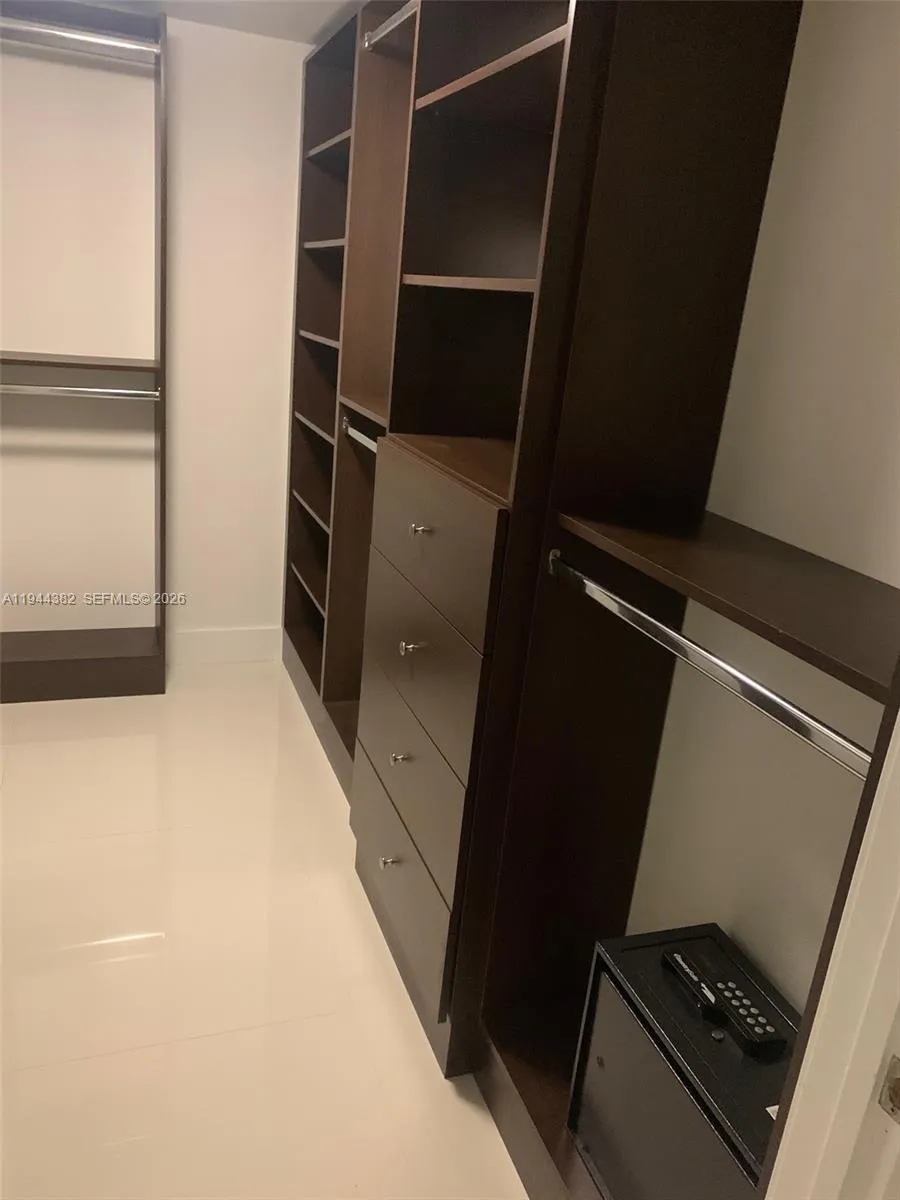 Master walk in closet