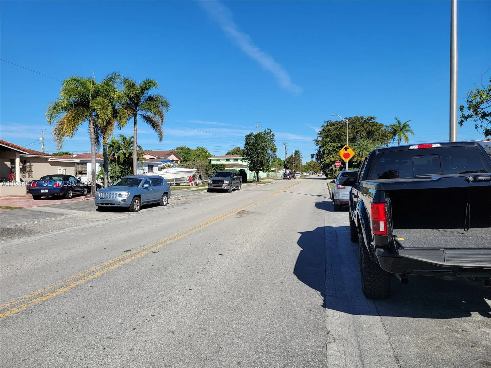 Street View from In Front of Lot Looking North