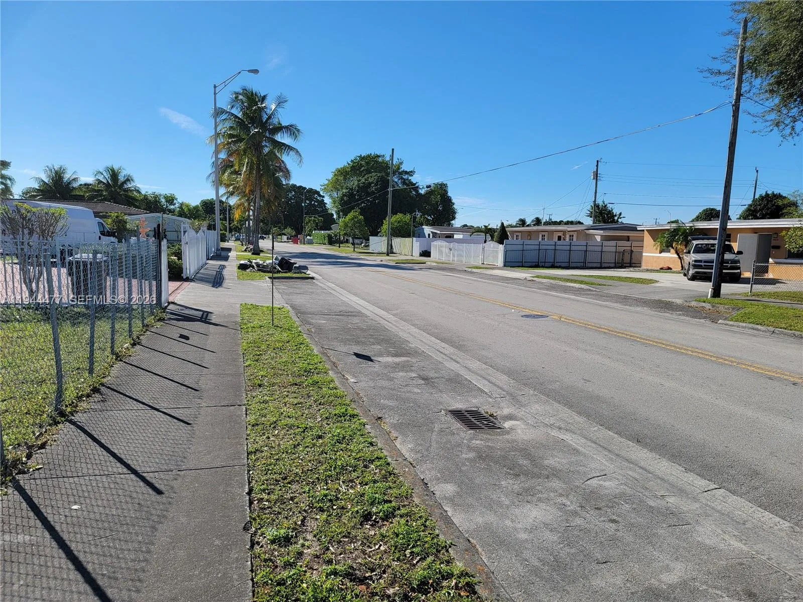 Street View Looking South from in Front of the Lot
