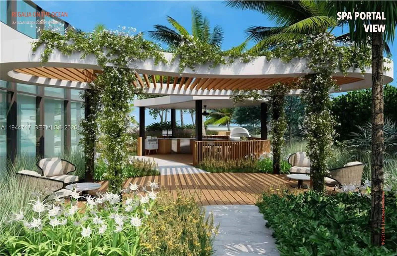 Rendering of future pool cabana