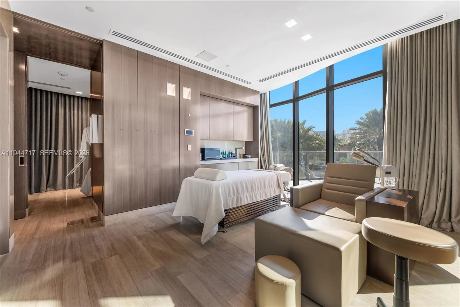 Sit back and relax and enjoy being pampered with a full service spa!