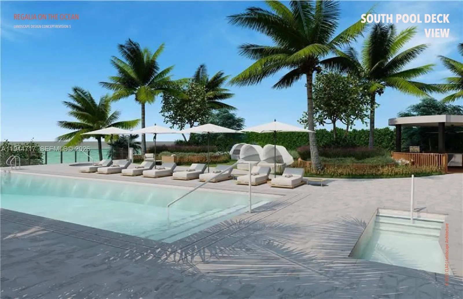 Rendering of future pool deck
