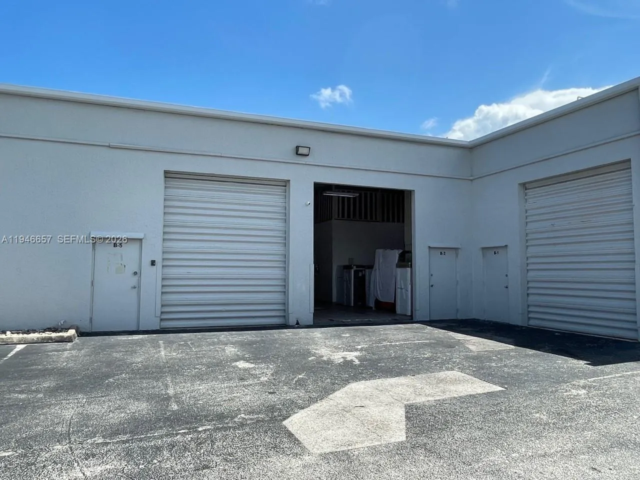 Rear Street Level Door