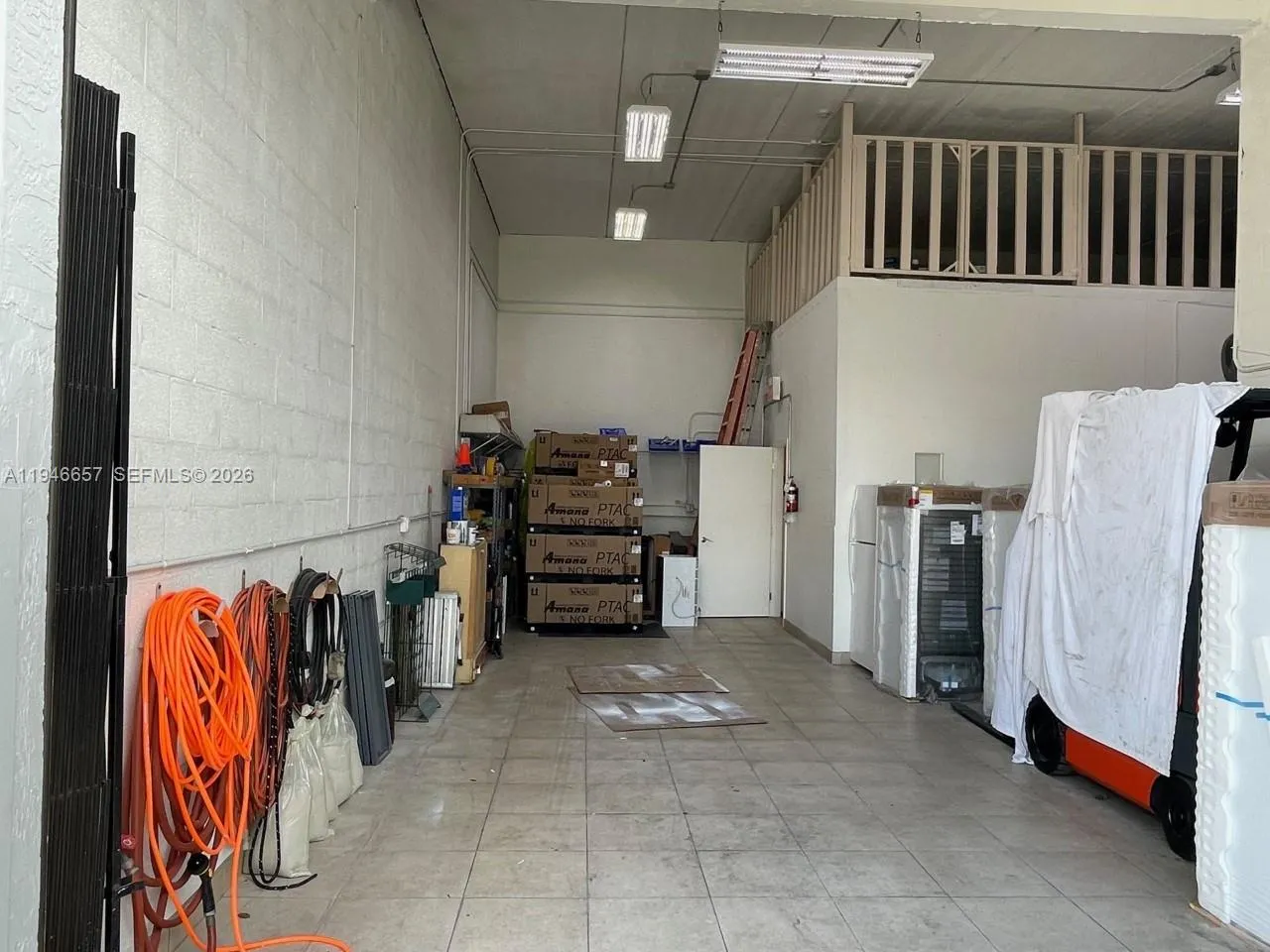 Mezzanine/Warehouse Area