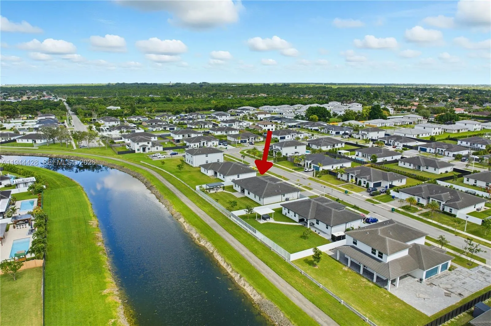 80-foot Black Point Canal navigable by small watercraft