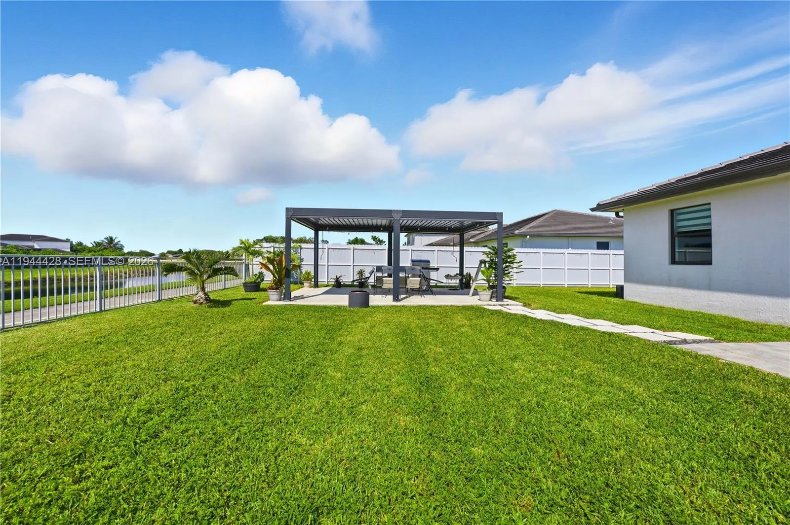 New Pergola with louvers that open and close
