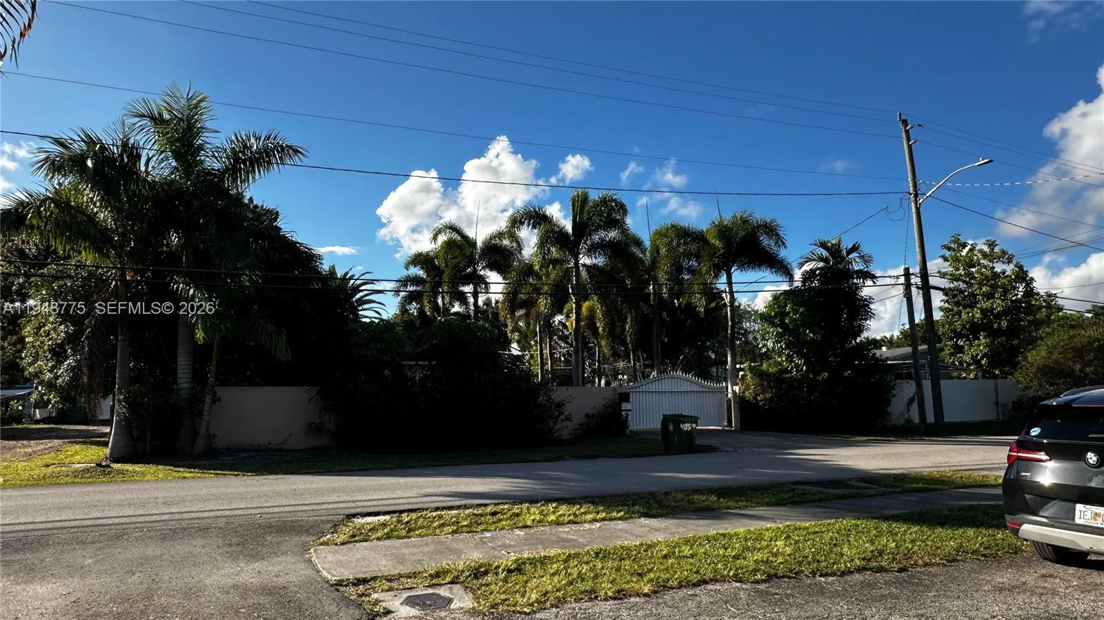 View from across street from the house
