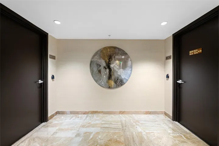 Entrance to gym and games room