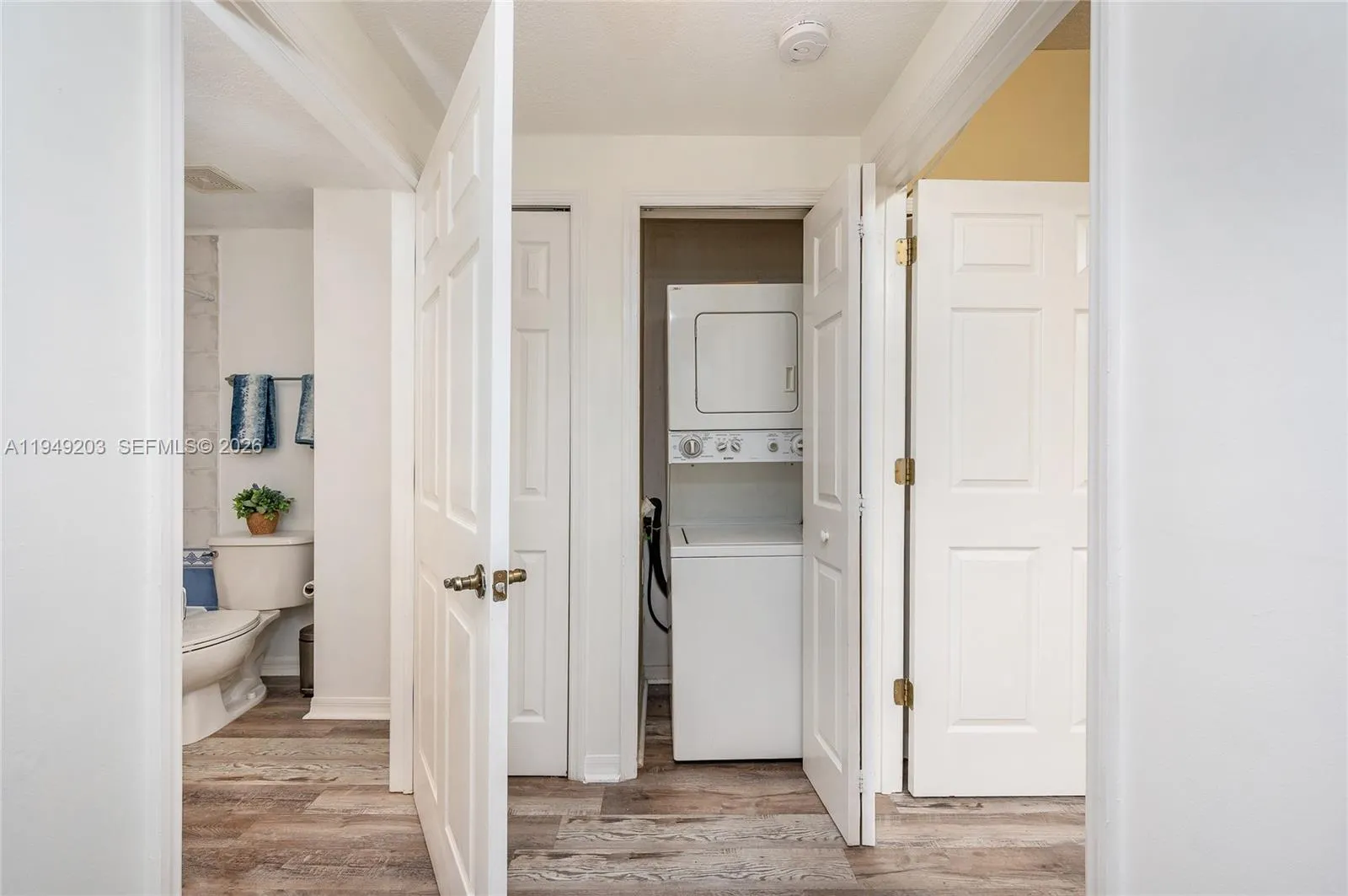 Washer & Dryer inside the unit