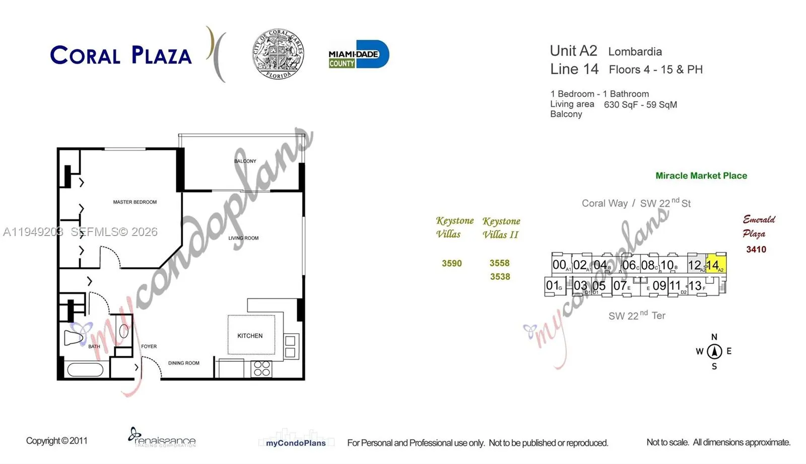 3500 Coral Way 414, Miami, Florida 33145, Miami, Florida 33145, 1 Bedroom Bedrooms, ,1 BathroomBathrooms,Residential Lease,For Rent,3500 Coral Way 414, Miami, Florida 33145,A11949203