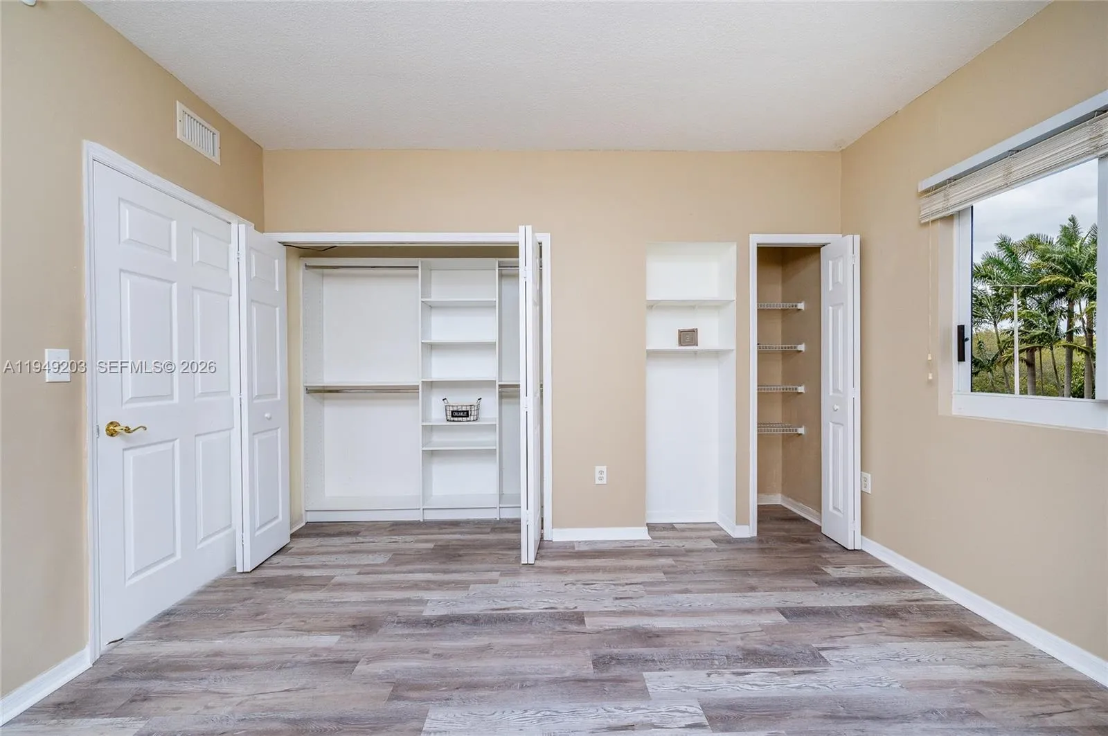 Plenty of closet space