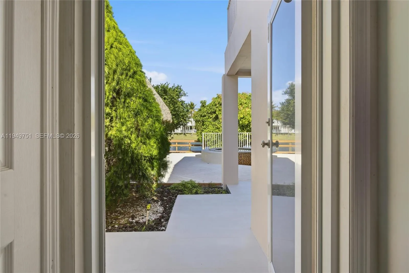 access to pool patio