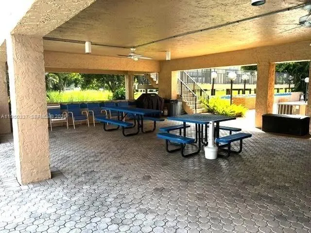 Shared seating and BBQ