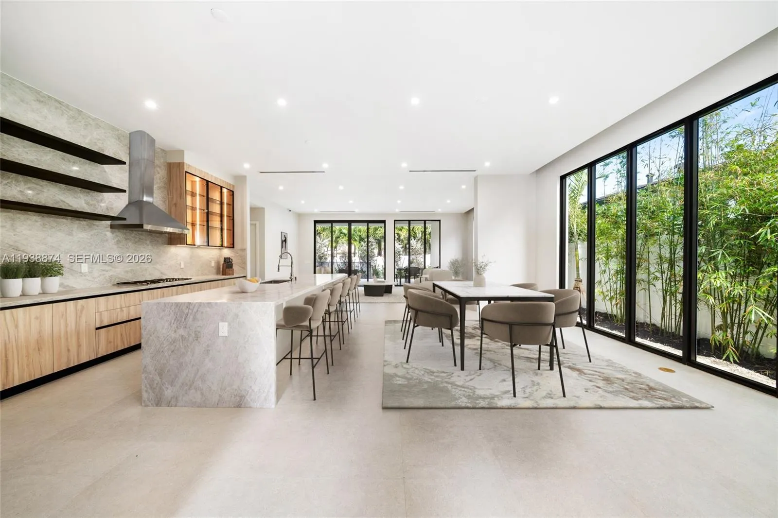 virtual staged furniture and decor.