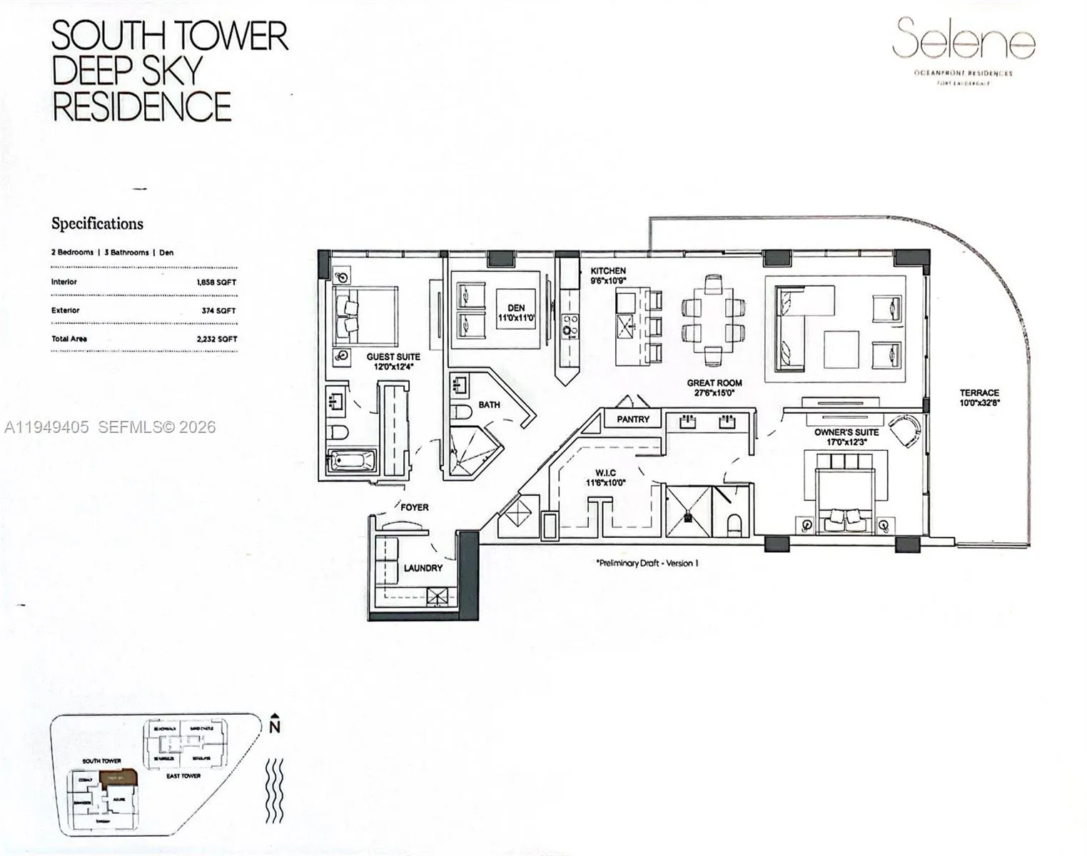 153 N Seabreeze Blvd 2105-s, Fort Lauderdale, Flor, Fort Lauderdale, Florida 33304, 2 Bedrooms Bedrooms, ,3 BathroomsBathrooms,Residential Lease,For Rent,153 N Seabreeze Blvd 2105-s, Fort Lauderdale, Flor,A11949405