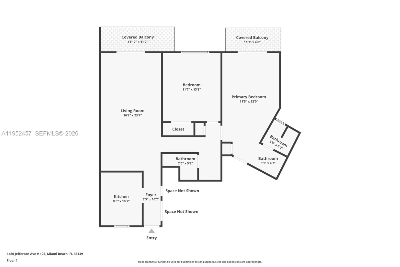 1840 Jefferson Ave 103, Miami Beach, Florida 33139, Miami Beach, Florida 33139, 2 Bedrooms Bedrooms, ,2 BathroomsBathrooms,Residential,For Sale,1840 Jefferson Ave 103, Miami Beach, Florida 33139,A11952457