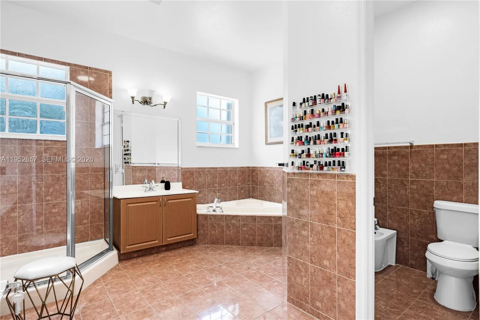 Master bathroom.