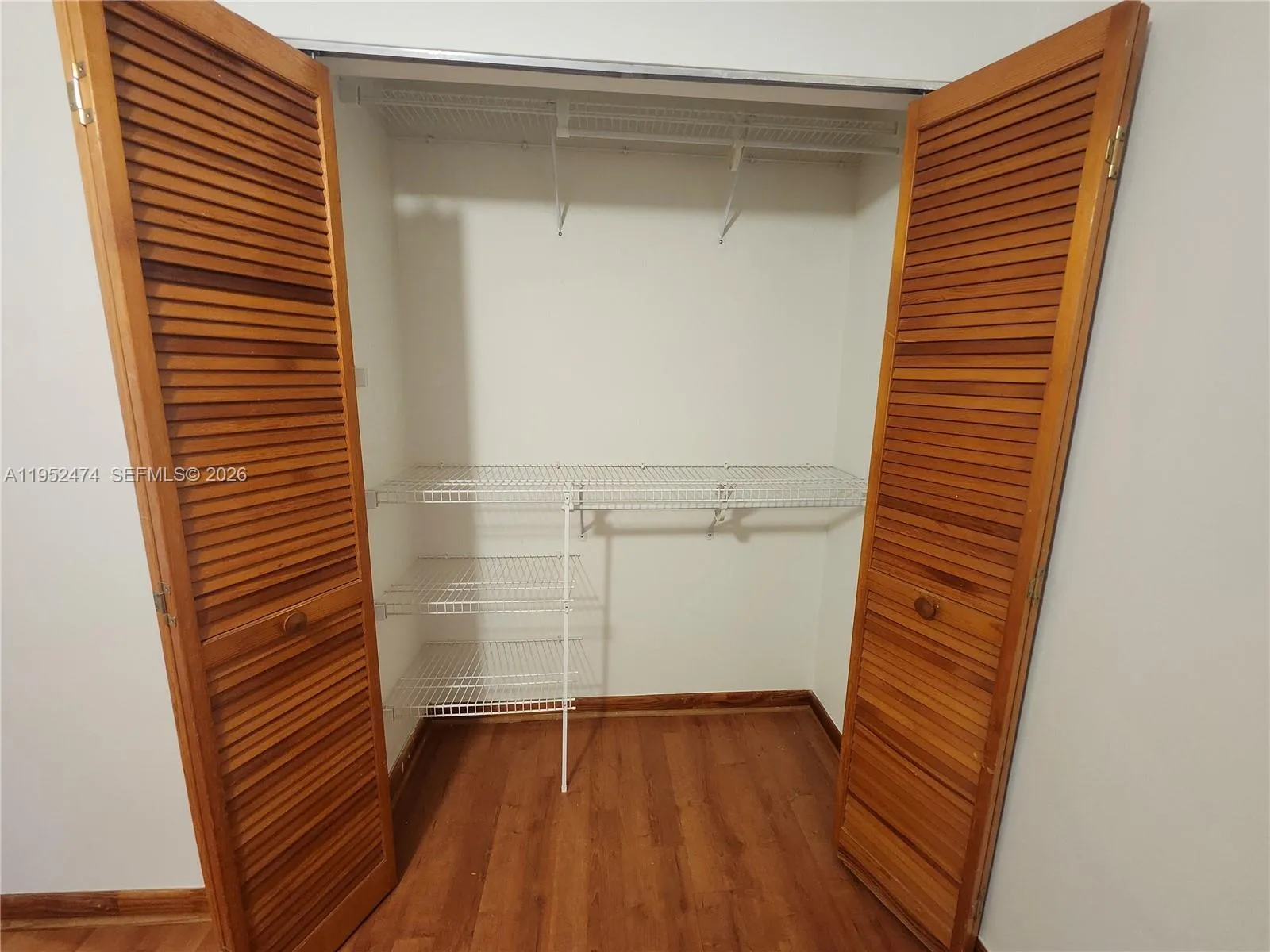 Closet in 3rd Bedroom.