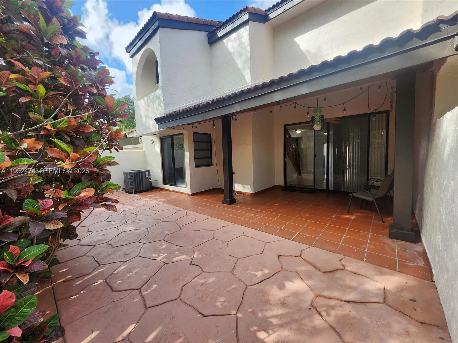 Back Patio off of Living/Family Room.