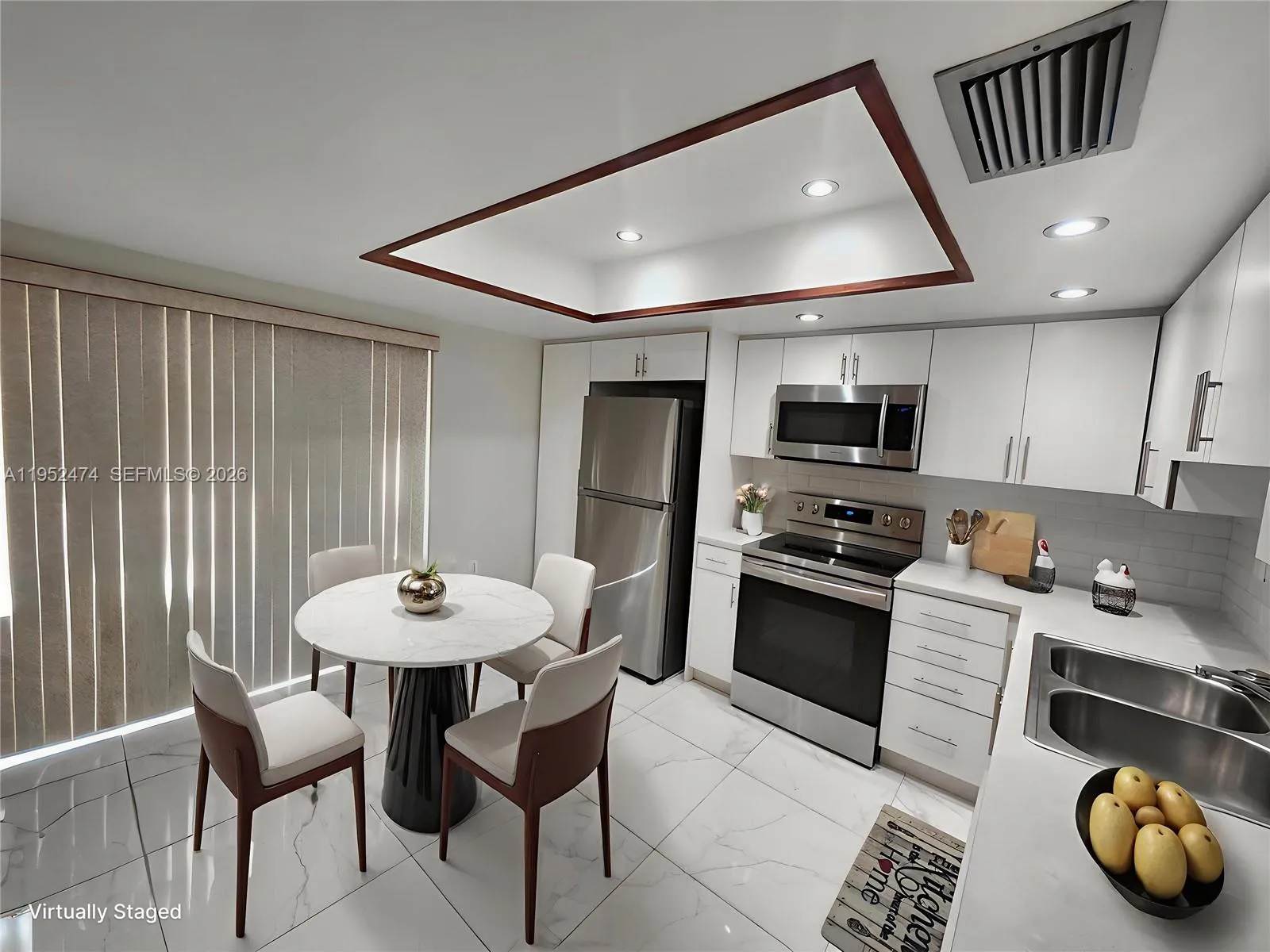 Eat in Kitchen with Access to Back Patio.