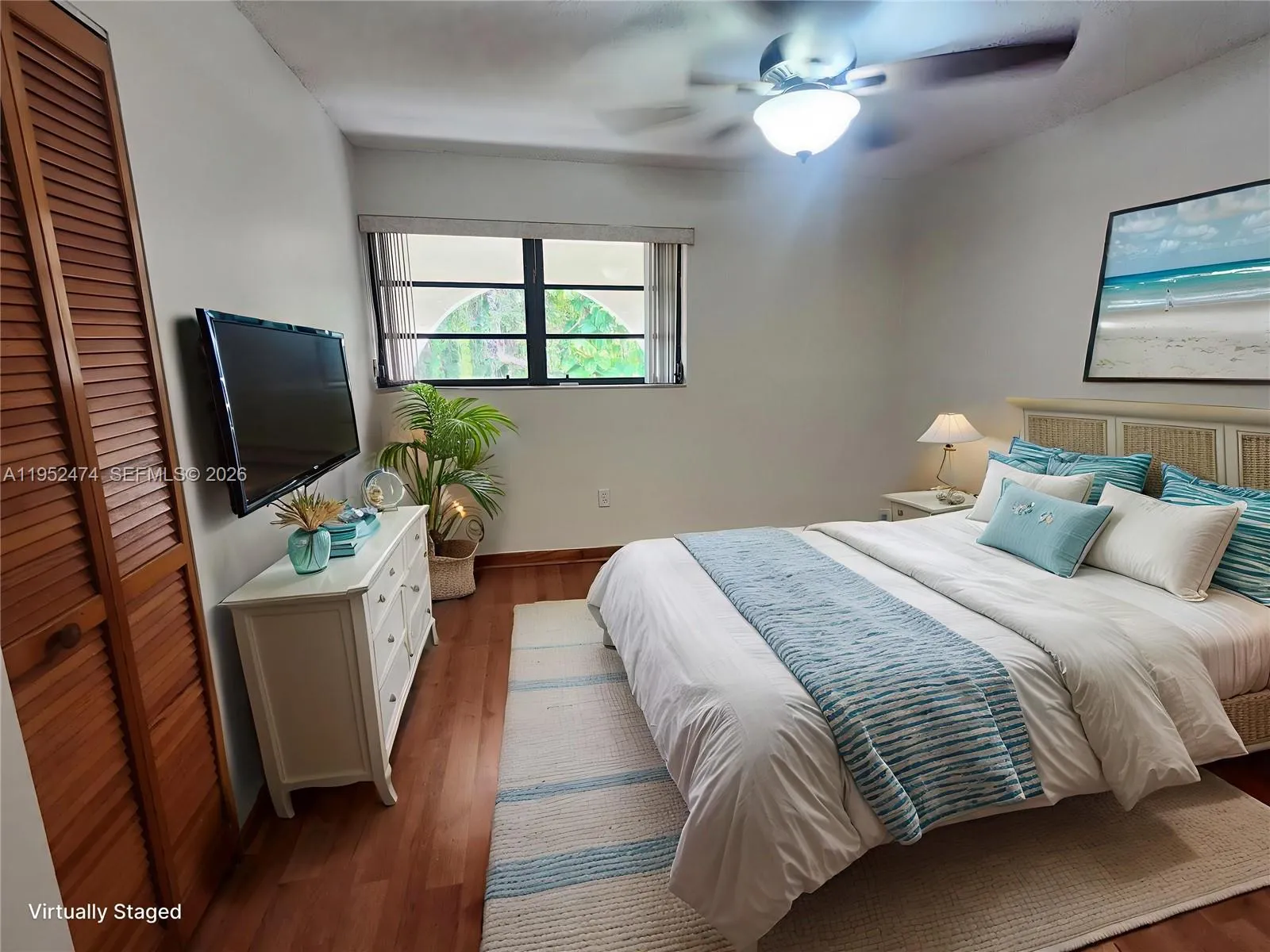2nd Bedroom with Walk-in Closet.