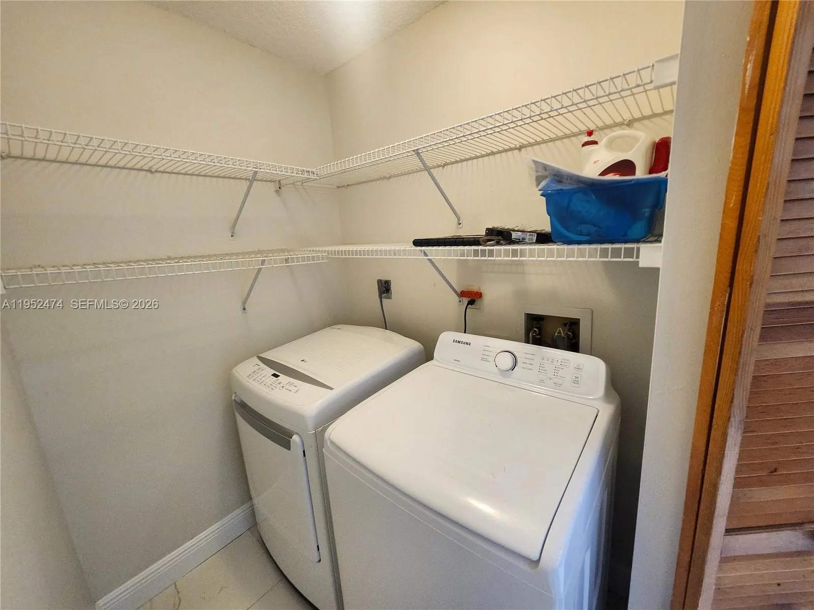 Laundry Room off of the Eat-In Kitchen