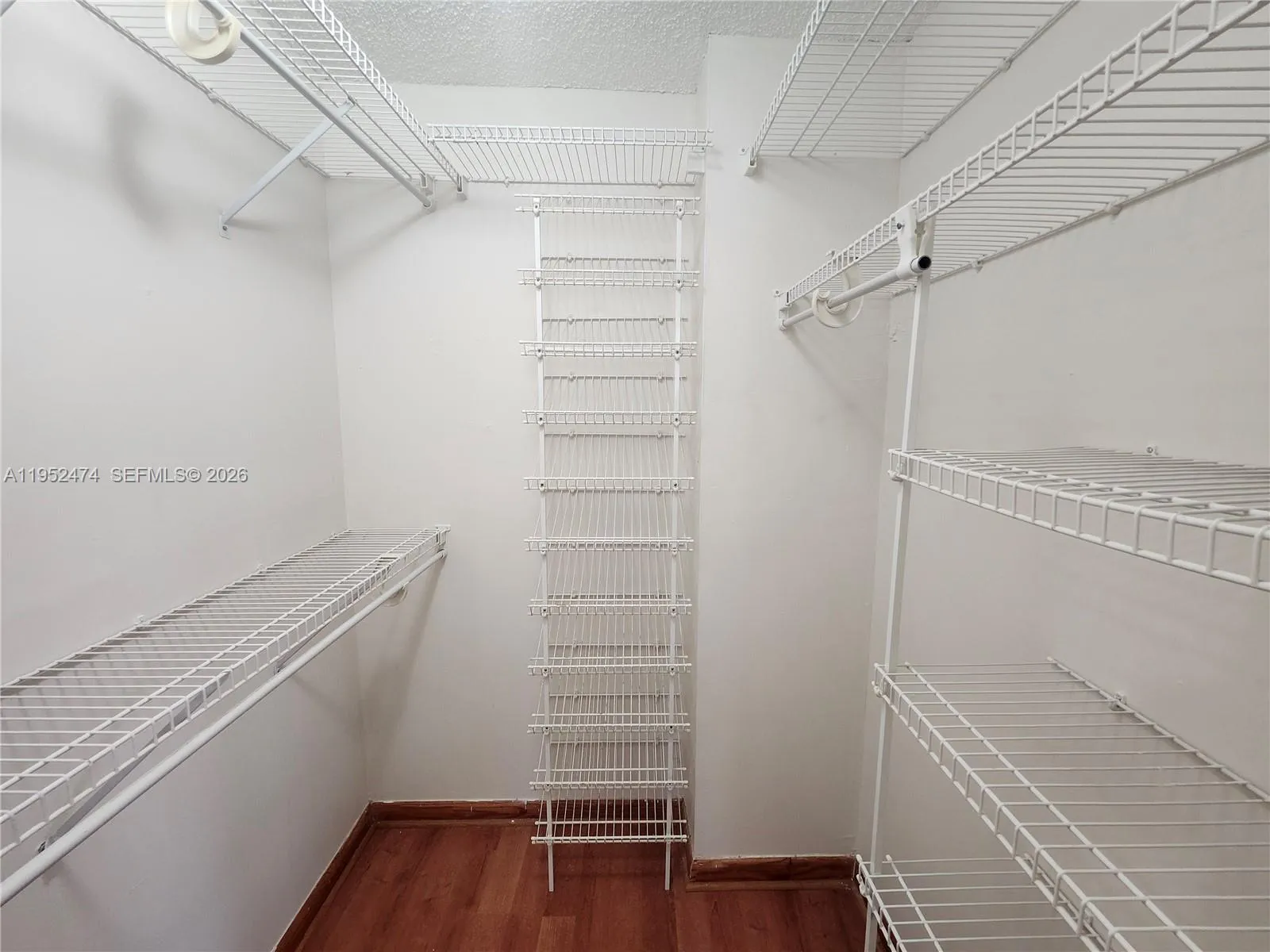 Walk-In Closet in Primary Bedroom.