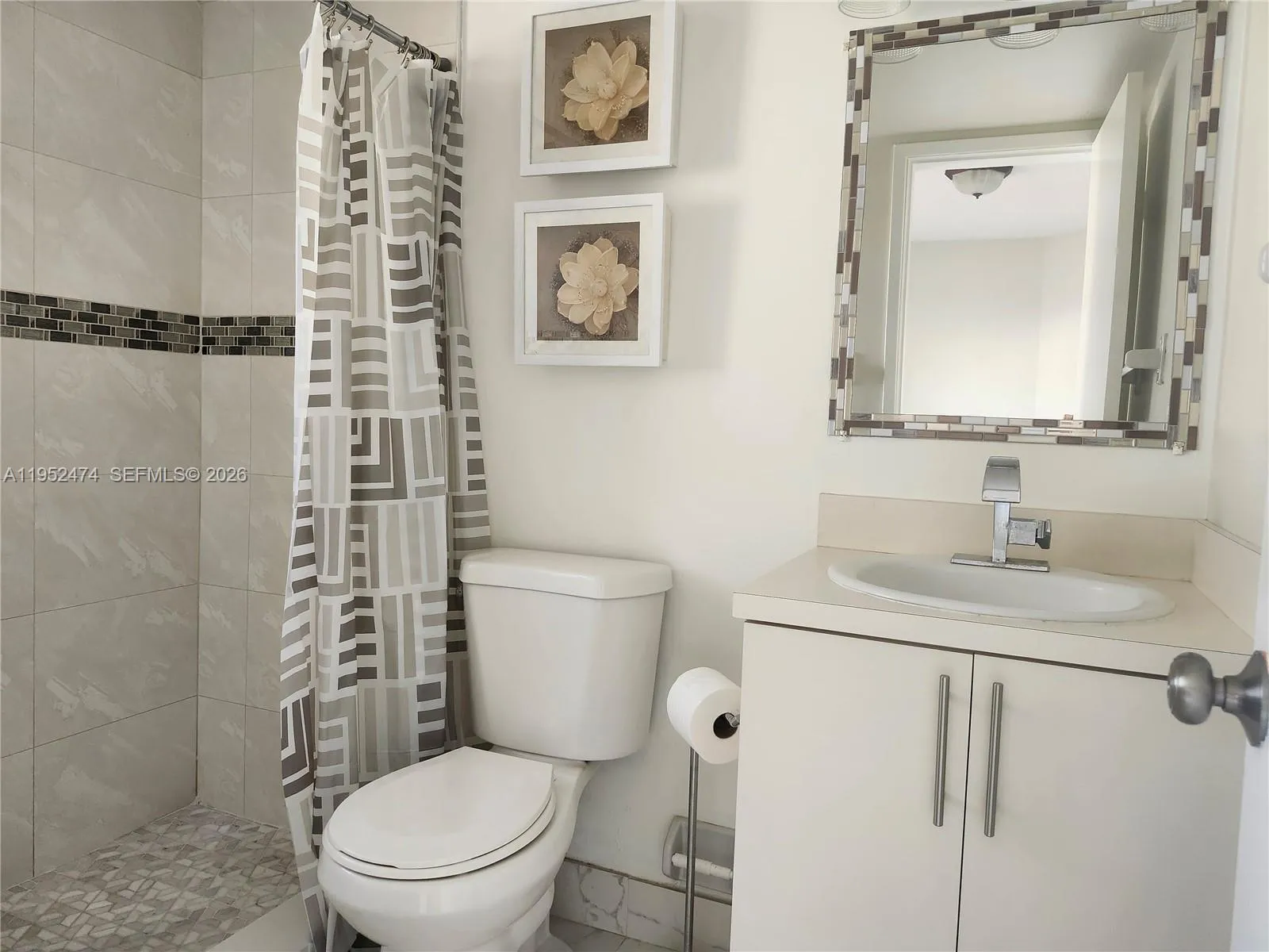 Downstairs 3rd Full Bathroom Located Next to the Flex Space.