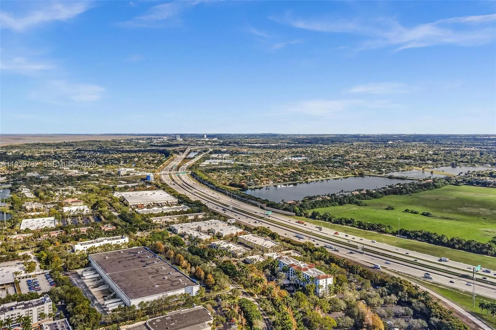 Close to I-75.  2.4miles