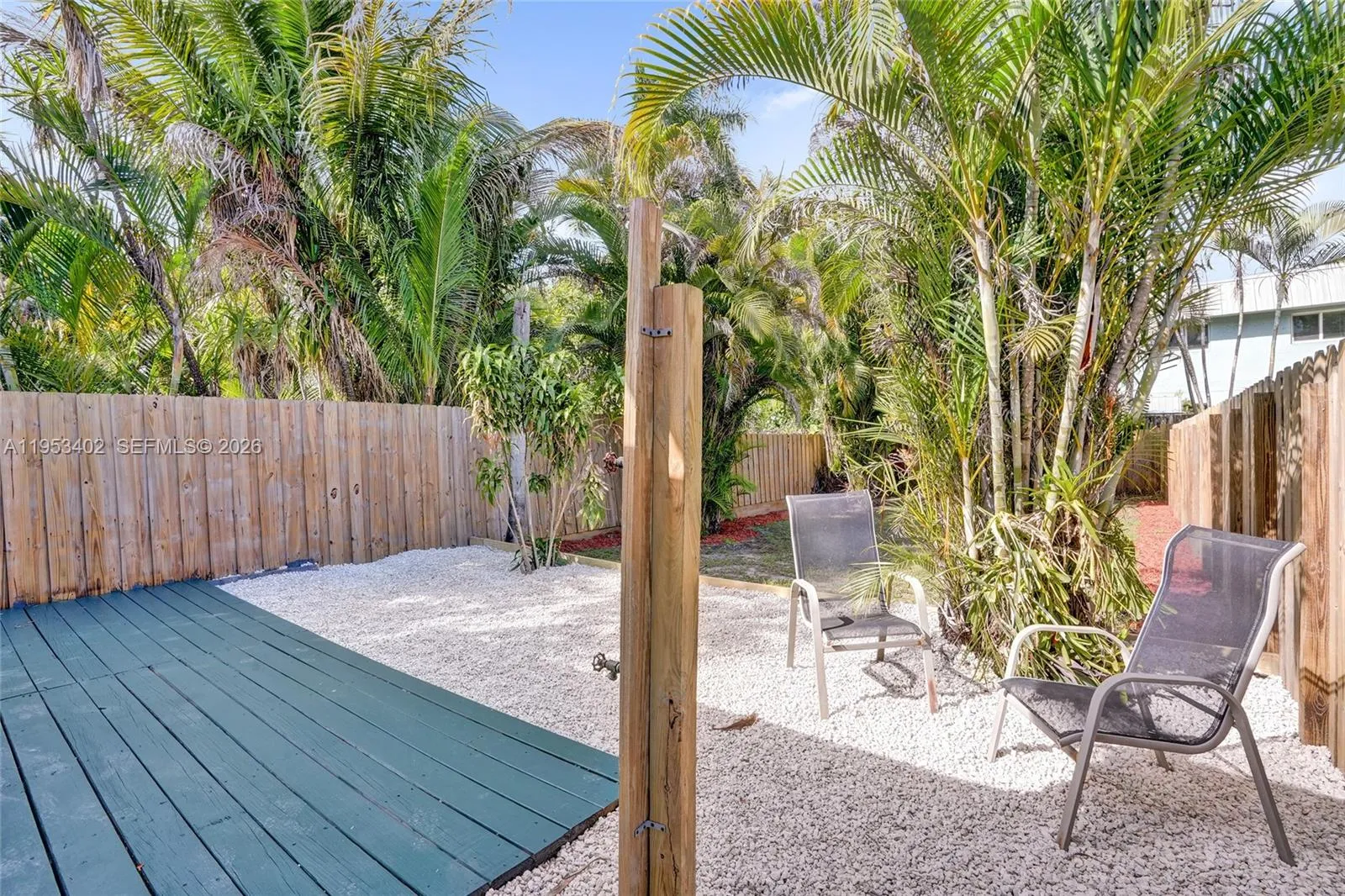(1427) #2  -NEW deck, NEW stone gravel and outdoor shower.