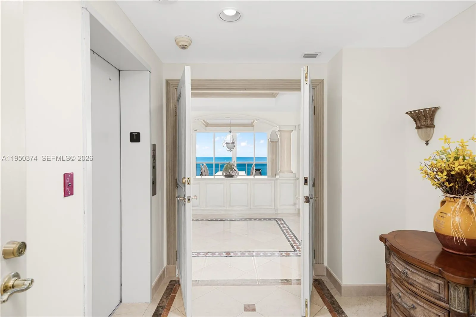 Dual Private Elevator Entry