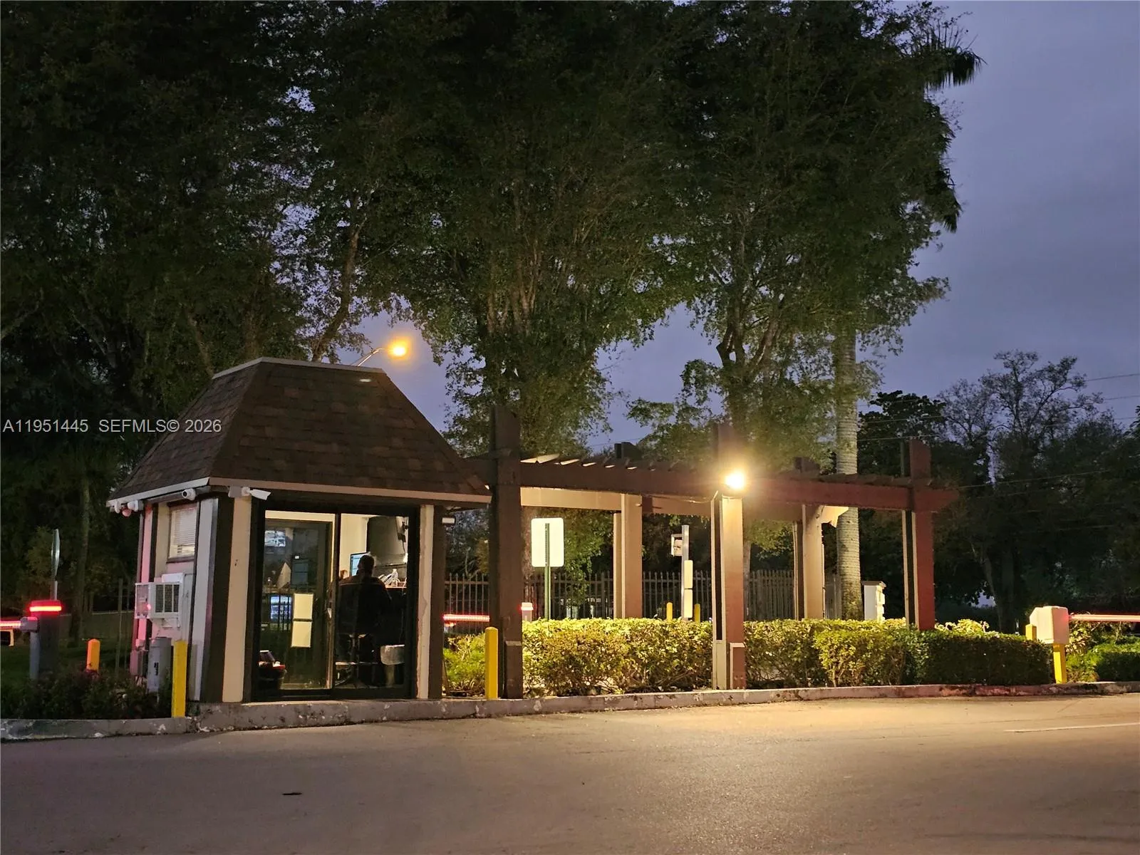 Guard Gated Entrance
