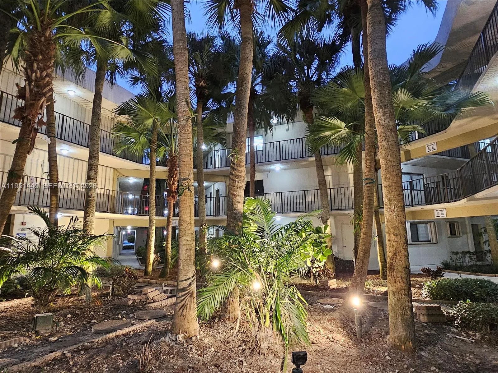 Resort-Like Landscaping in Central Courtyards