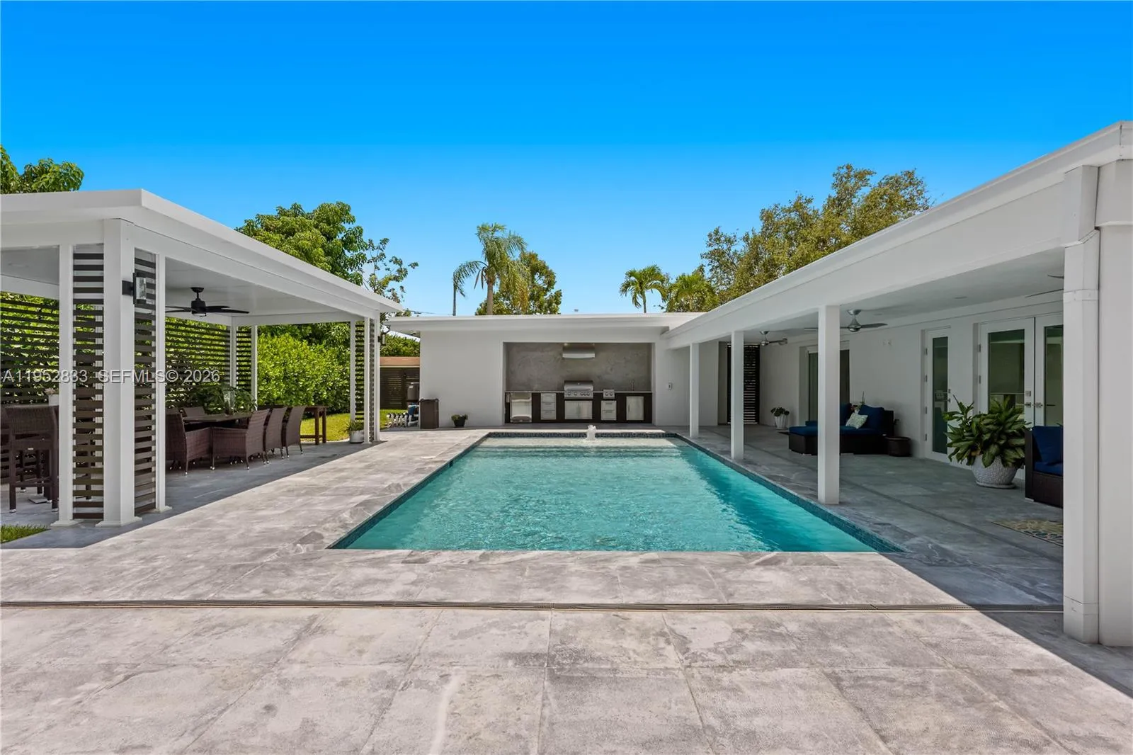 Non-slip marble floors