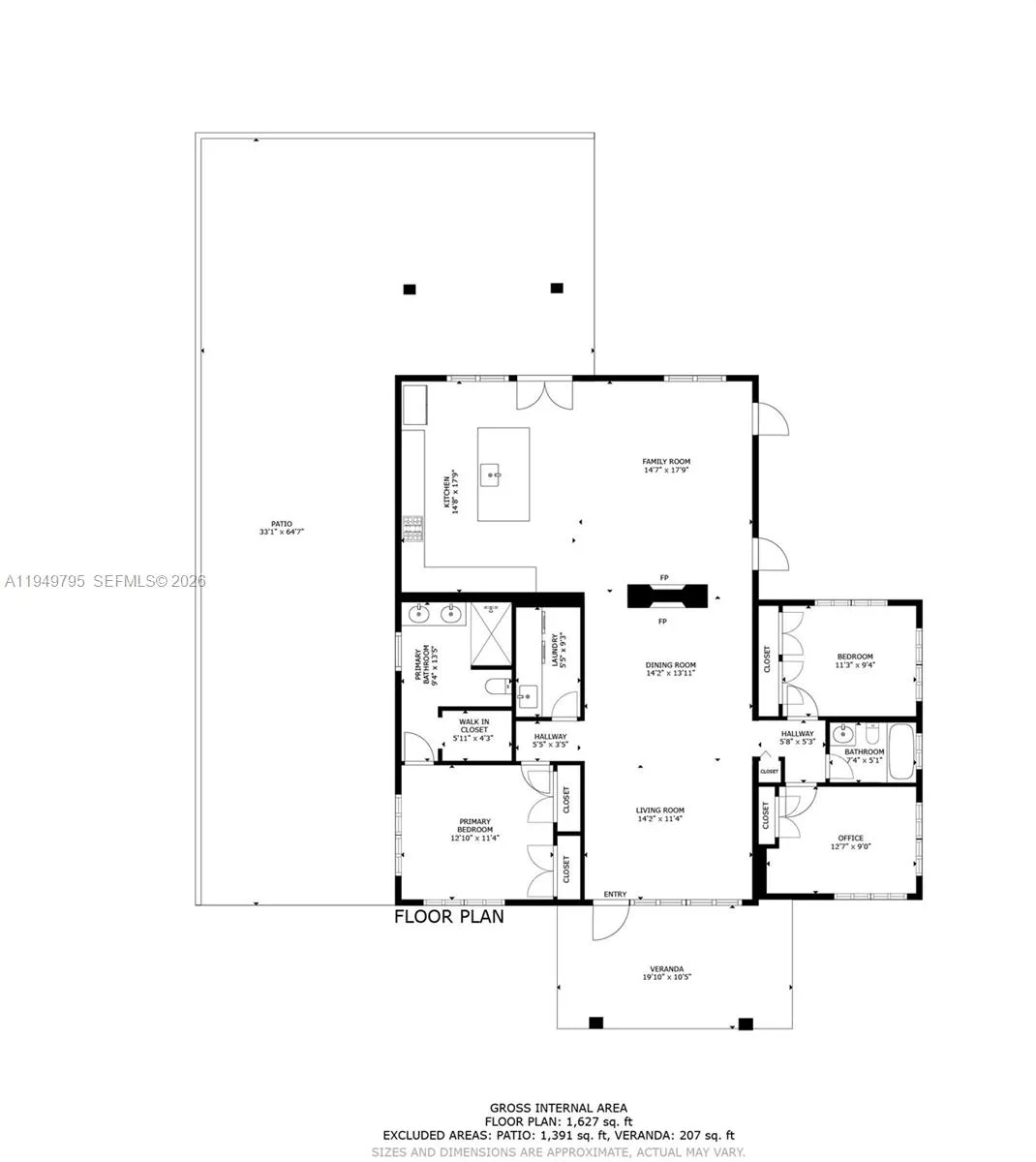 6201 Sw 36th St, Miami, Florida 33155, Miami, Florida 33155, 3 Bedrooms Bedrooms, ,2 BathroomsBathrooms,Residential,For Sale,6201 Sw 36th St, Miami, Florida 33155,A11949795