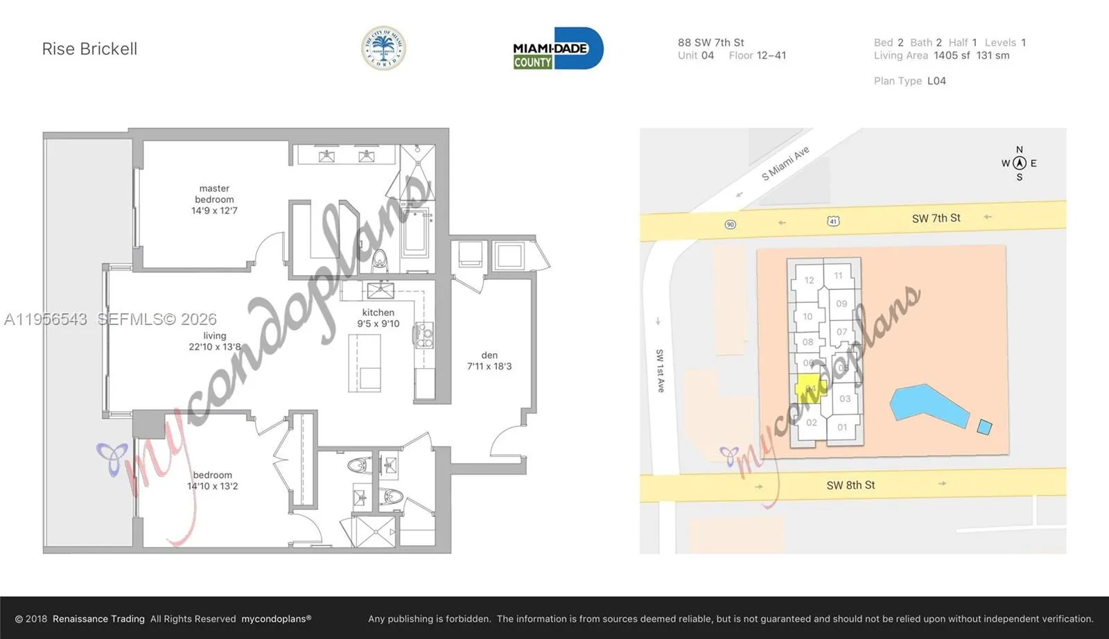 88 Sw 7th St 2104, Miami, Florida 33130, Miami, Florida 33130, 2 Bedrooms Bedrooms, ,2 BathroomsBathrooms,Residential,For Sale,88 Sw 7th St 2104, Miami, Florida 33130,A11956543