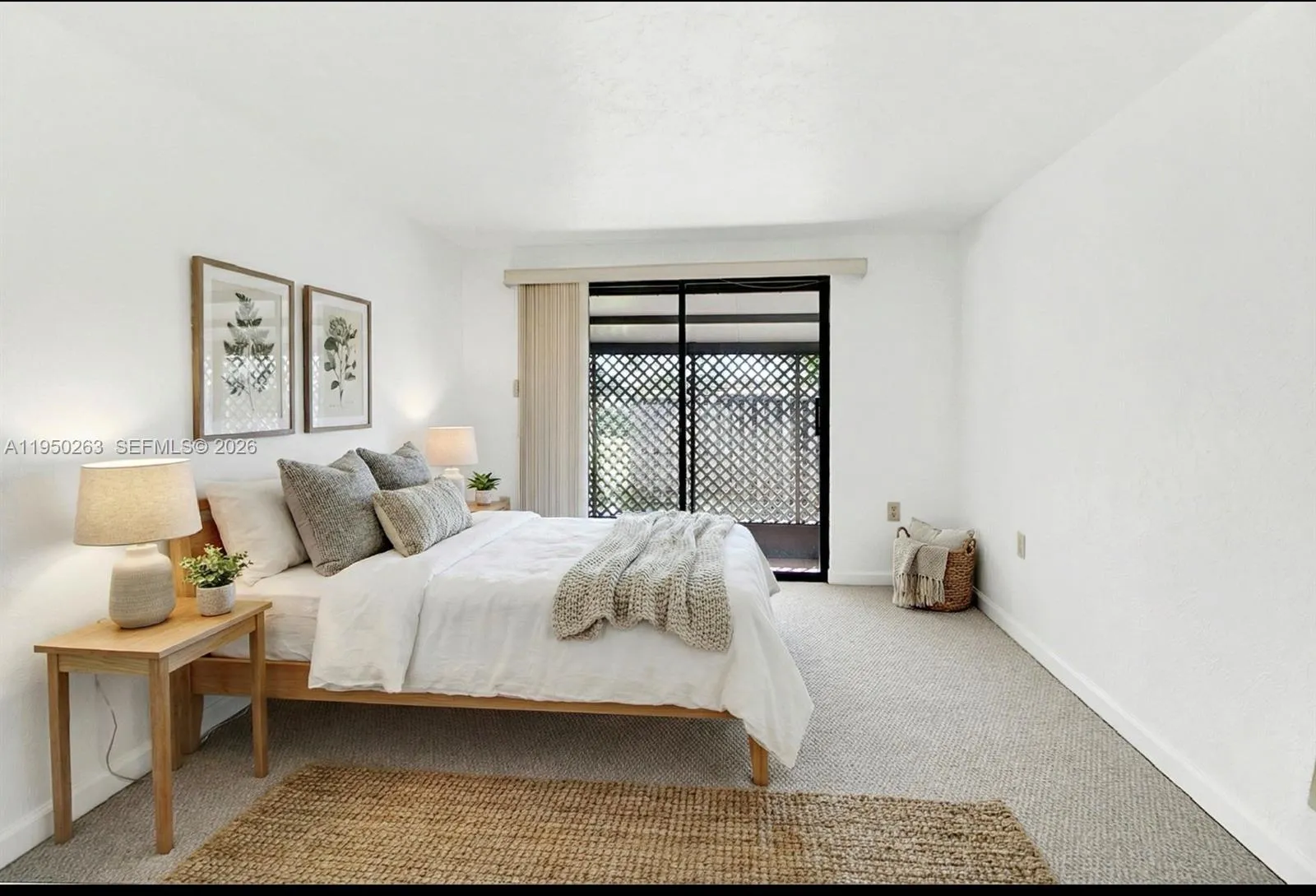Virtual staging of Primary bedroom