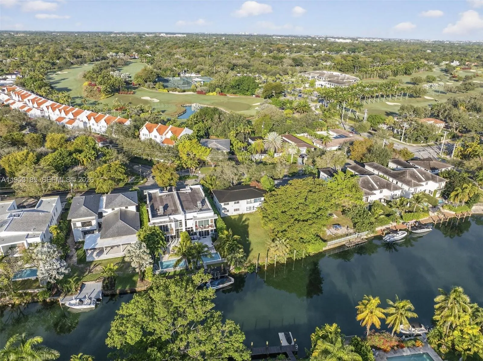 Waterfront opportunity on the Coral Gables Waterway.