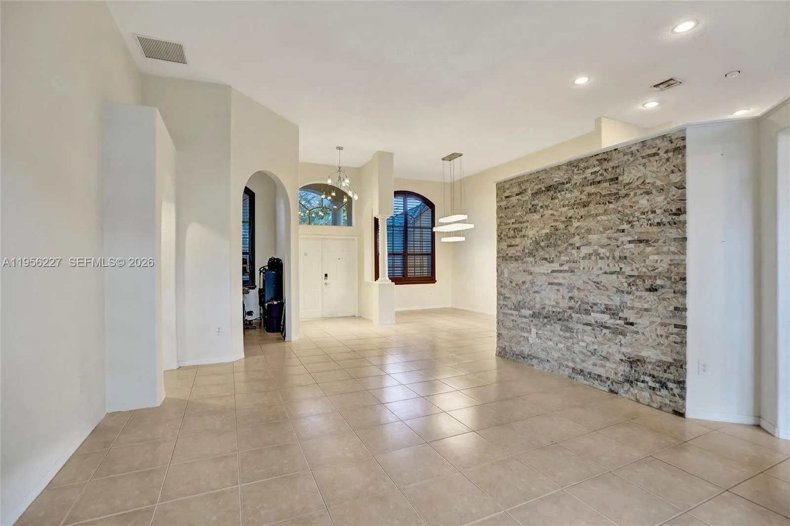 View facing the dining area