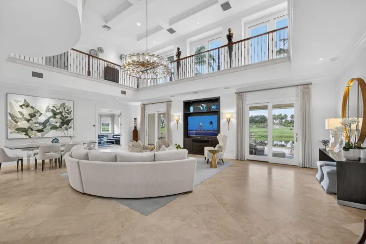 Family Room with Access to Outdoor Patio