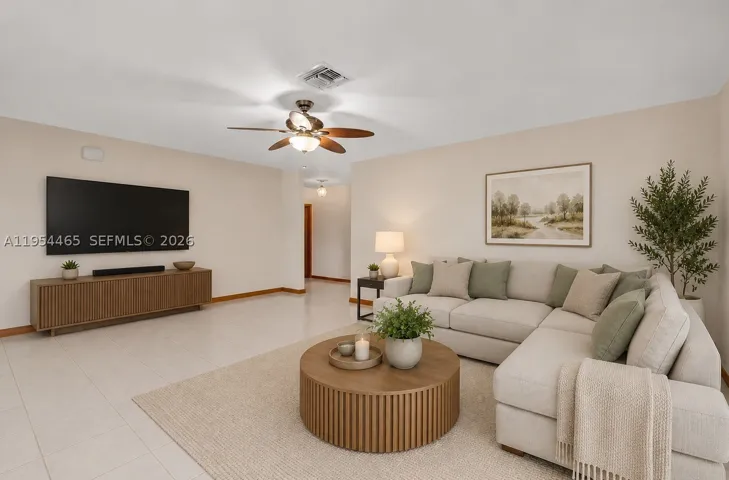 Image digitally enhanced with virtual staging