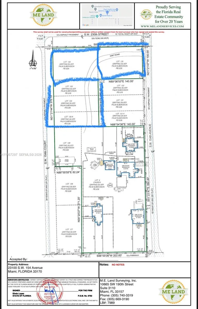 23000 Sw 154 St, Miami, Florida 33170, Miami, Florida 33170, ,Land,For Sale,23000 Sw 154 St, Miami, Florida 33170,A11957297
